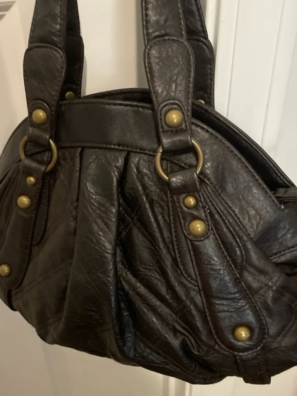 Rbrk Vegan Leather Minimalist Satchel Handbag Eco Friendly Chic Organization